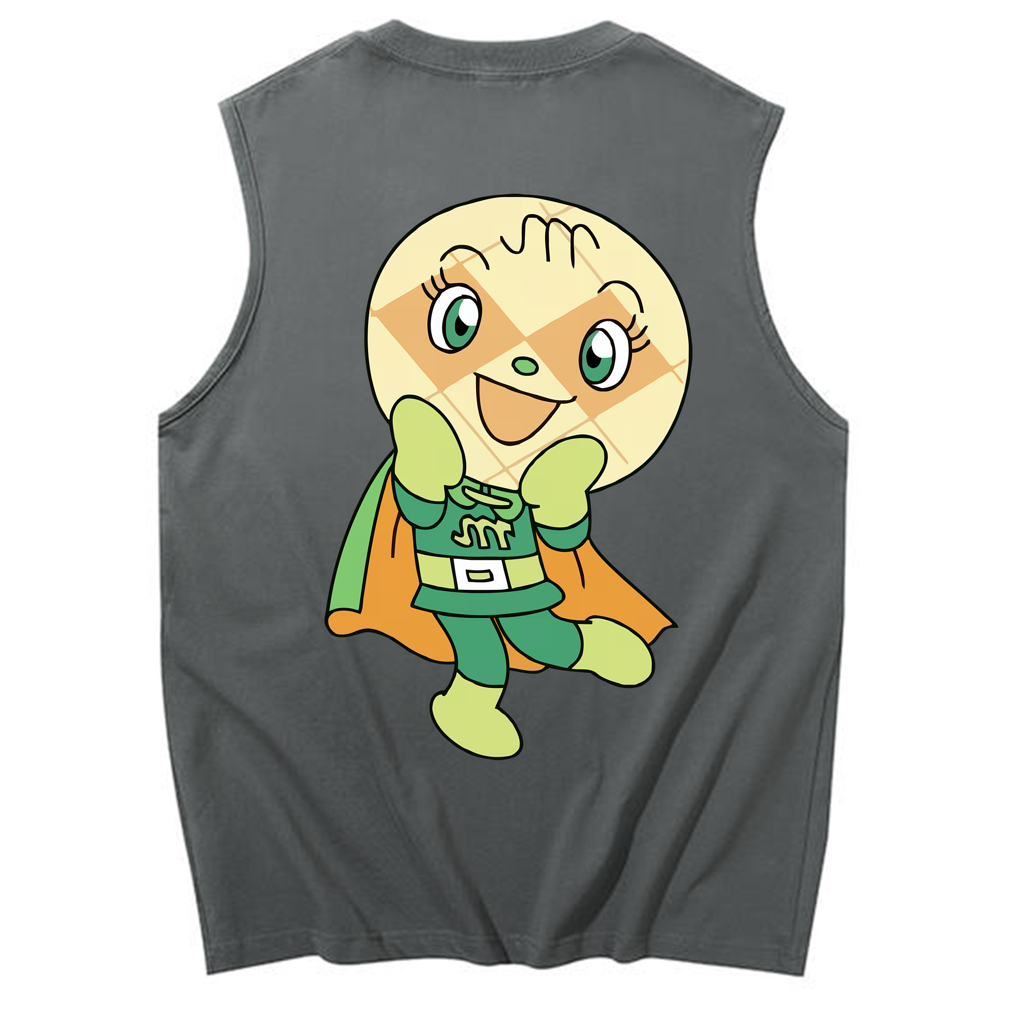 （画像用） アンパンマン Anpanman コットン100％タンクトップ（背面プリント）